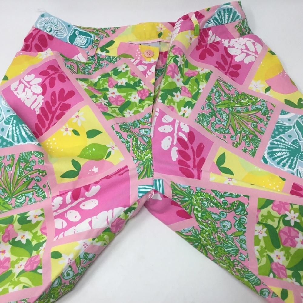 Vintage Lilly Pulitzer Patchwork Capri Pants - image 6